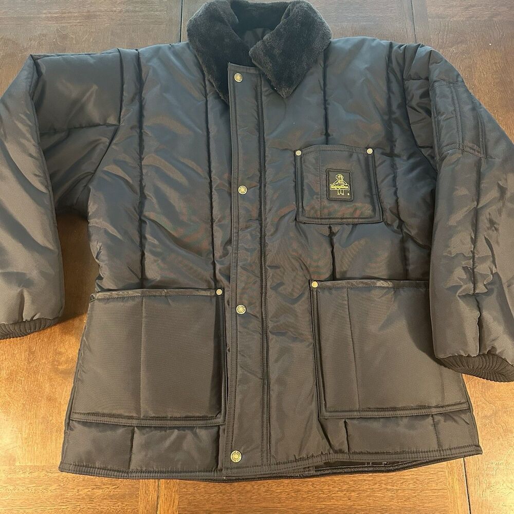 RefrigiWear Iron Tuff Siberian Jacket Mens XLarge 0358 0358R Navy Blue Workwear